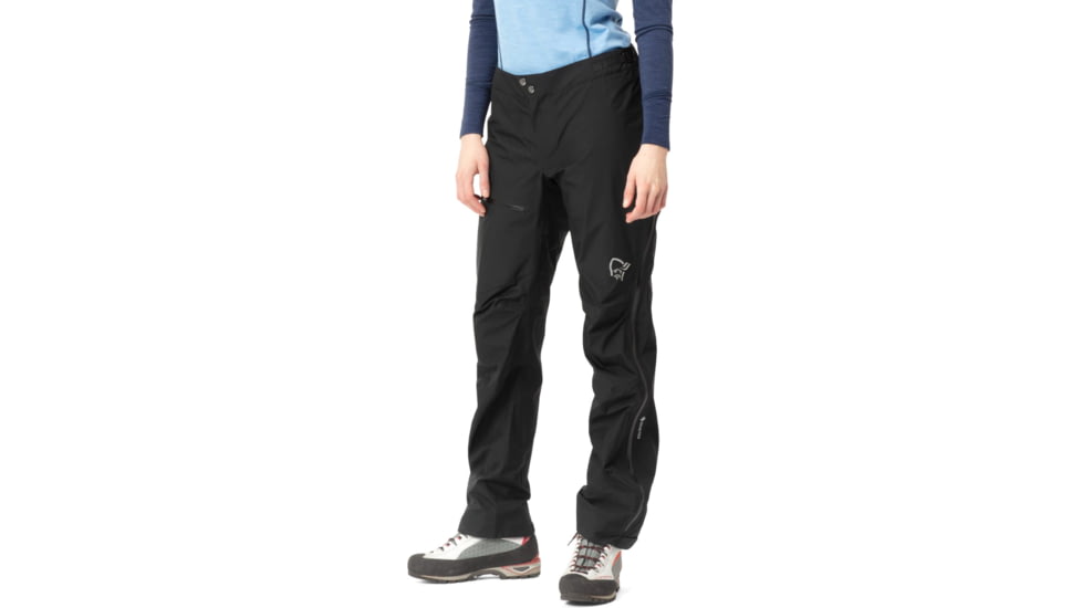Norrona Falketind Gore-Tex Paclite Pants - Womens, Caviar, Medium, 7042698454607