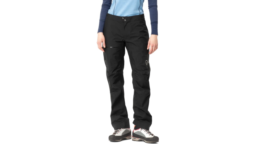 Norrona Falketind Gore-Tex Paclite Pants - Women's, Caviar Black, Medium, 1813-22 7718 M