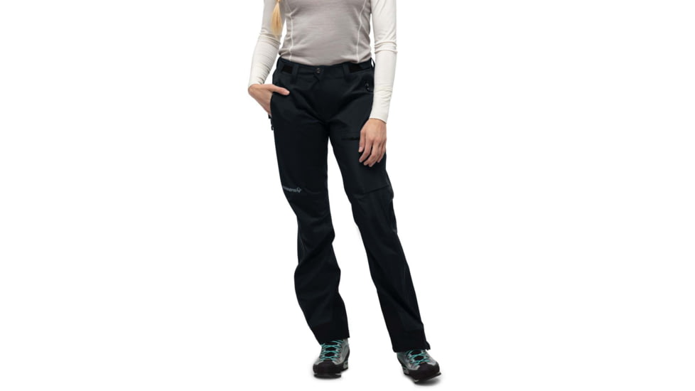 Norrona Falketind Gore-Tex Pants - Womens, Caviar, Small, 1876-20-7718-S
