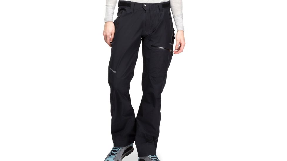 Norrona Falketind Gore-Tex Pants - Womens, Caviar, Large, 1832-17-7718-L