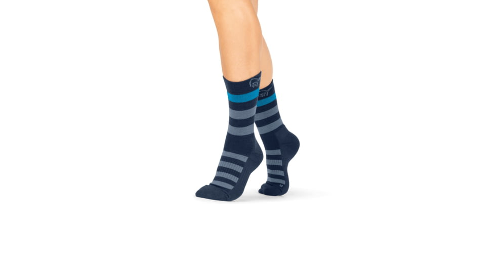 Norrona Falketind Mid Weight Merino Socks, Indigo Night/Flintstone, 43-45, 1875-17-2381-43-45