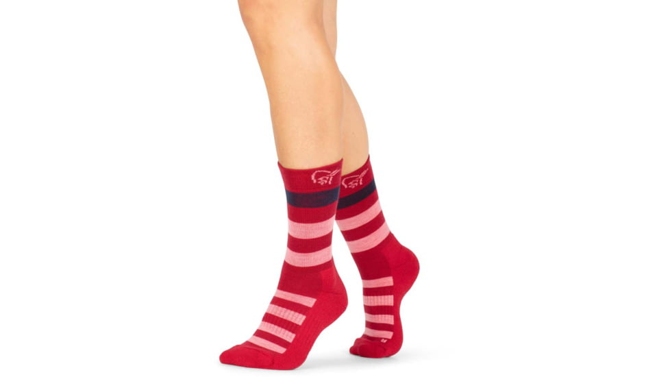 Norrona Falketind Midweight Merino Socks, Jester Red, 43-45, 1875-17 1125 43-45