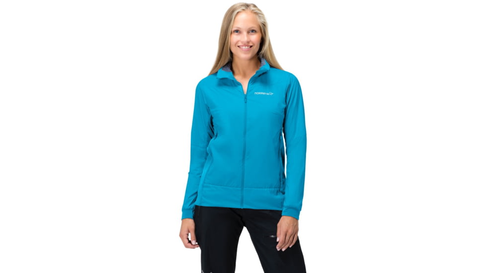 Norrona Falketind Octa Jacket - Womens, Aquarius, Medium, 7042698462473