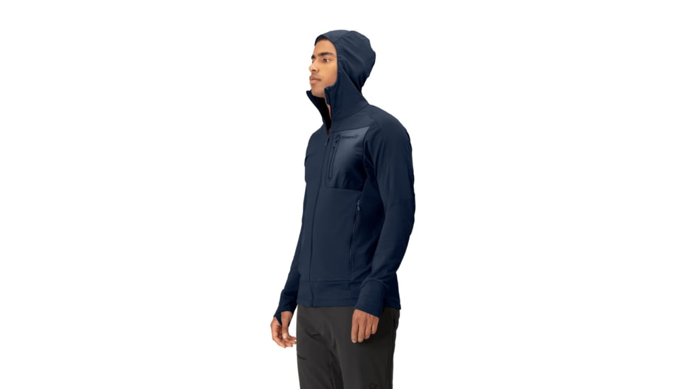 Norrona Falketind Power Grid Hooded Jacket - Mens, Indigo Night, Small, 1810-23-2295-S