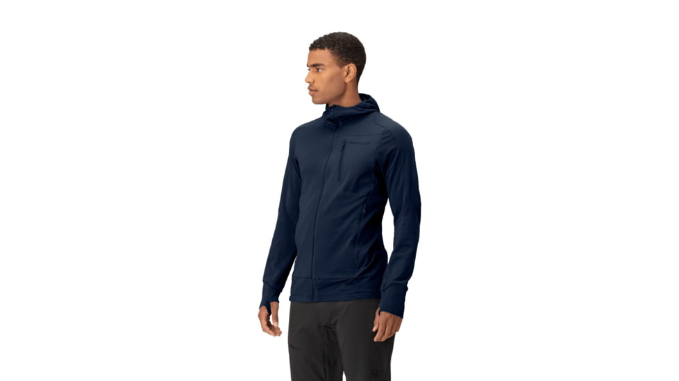 Norrona Falketind Power Grid Hooded Jacket - Mens, Indigo Night, Small, 1810-23-2295-S