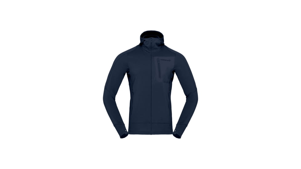 Norrona Falketind Power Grid Hooded Jacket - Mens, Indigo Night, Small, 1810-23-2295-S