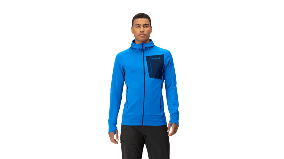 Norrona Falketind Power Grid Hooded Jacket - Mens, Skydiver, Large, 1810-23-2336-L