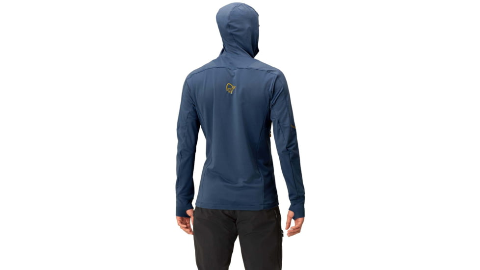 Norrona Falketind Power Grid Hooded Jacket - Mens, Vintage Indigo, Extra Large, 1810-23 2308 XL