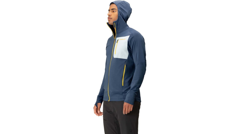 Norrona Falketind Power Grid Hooded Jacket - Mens, Vintage Indigo, Extra Large, 1810-23 2308 XL