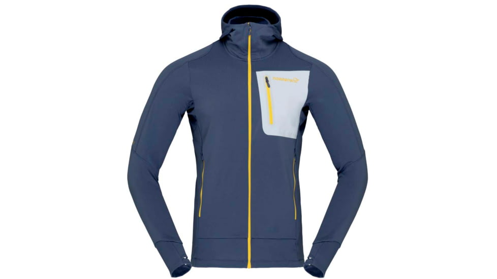 Norrona Falketind Power Grid Hooded Jacket - Mens, Vintage Indigo, Extra Large, 1810-23 2308 XL