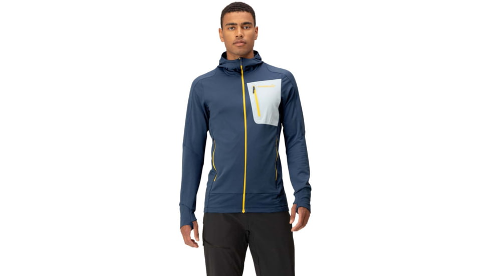 Norrona Falketind Power Grid Hooded Jacket - Mens, Vintage Indigo, Extra Large, 1810-23 2308 XL