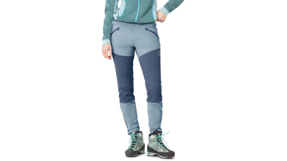 Norrona Falketind Rugged Slim Pants - Womens, Blue Fog, Small, 1802-22 6621 S