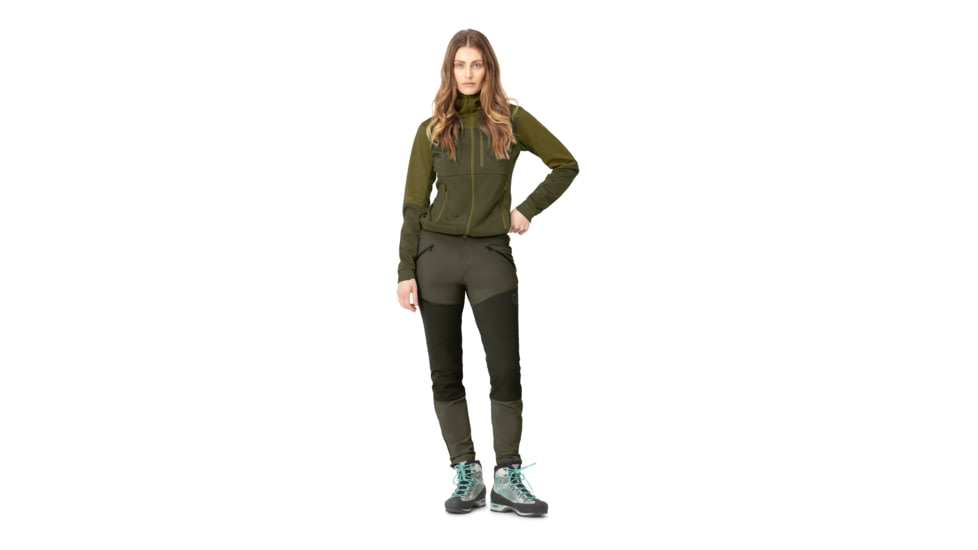 Norrona Falketind Rugged Slim Pants - Womens, Olive Night/Rosin, Small, 1802-22-3319-S
