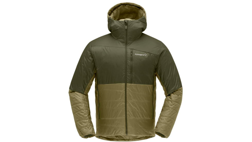 Norrona Falketind Thermo Hooded Jacket - Mens, Olive Night/Olive Drab, Large, 1804-22 3304 L
