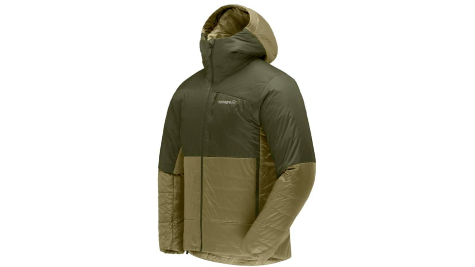 Norrona Falketind Thermo Hooded Jacket - Mens, Olive Night/Olive Drab, Large, 1804-22 3304 L