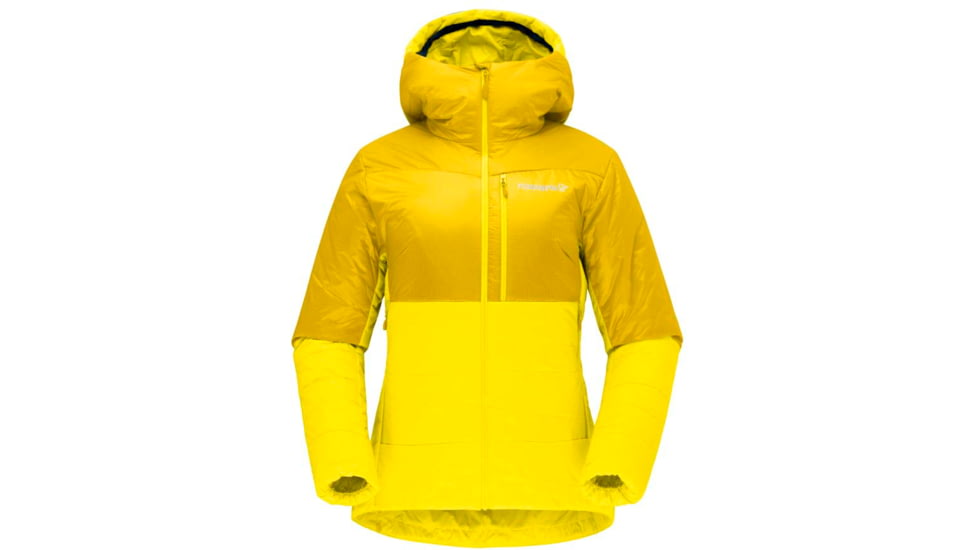 Norrona Falketind Thermo Hooded Jacket - Womens, Sulphur/Blazing Yellow, Large, 1857-22 5713 L