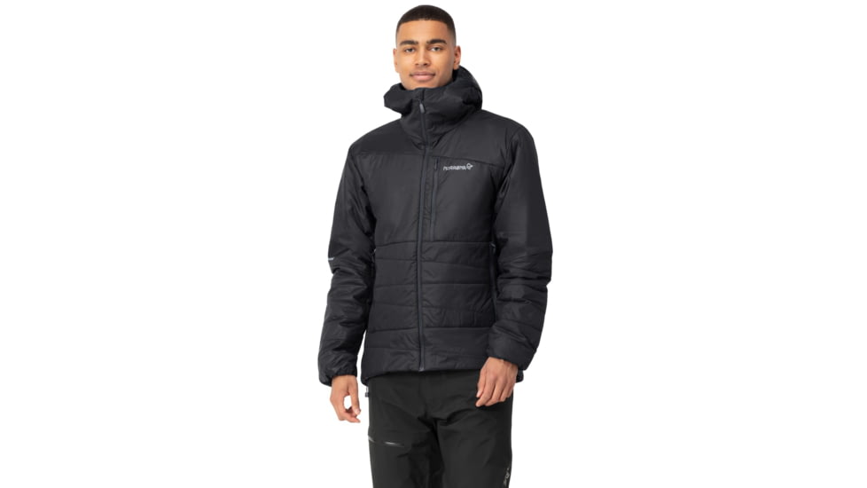 Norrona Falketind Thermo Hooded Jacket  - Men's, Caviar Black, Extra Large, 1804-22 7718 XL