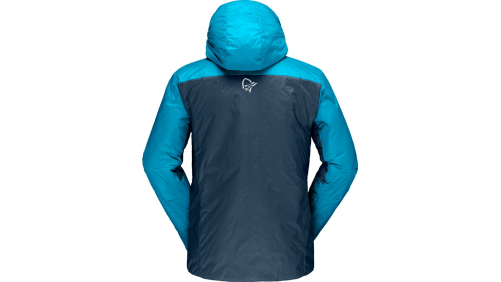 Norrona Falketind Thermo60 Hood - Mens, Hawaiian surf/Indigo Night, Medium, 1804-20-6609-M
