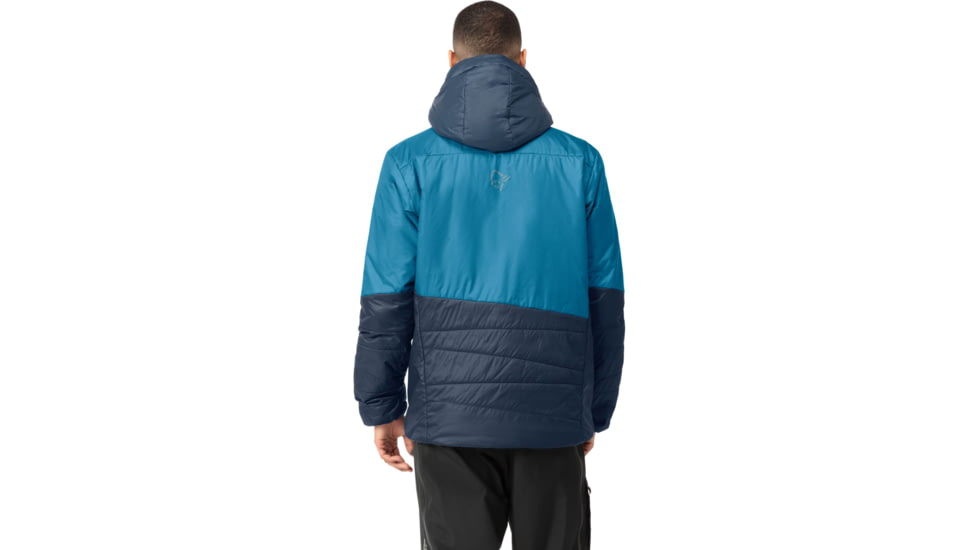 Norrona Falketind Thermo60 Hood - Mens, Hawaiian surf/Indigo Night, Large, 7042698453389