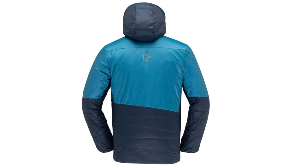 Norrona Falketind Thermo60 Hood - Mens, Hawaiian surf/Indigo Night, Large, 7042698453389