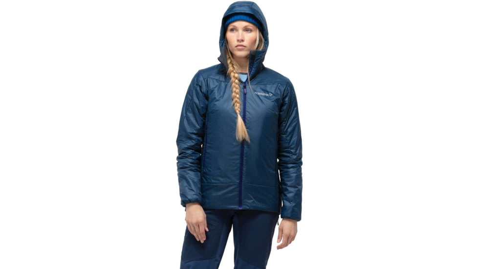Norrona Falketind Thermo60 Hood - Womens, Indigo Night, Small, 1857-20-2295-S