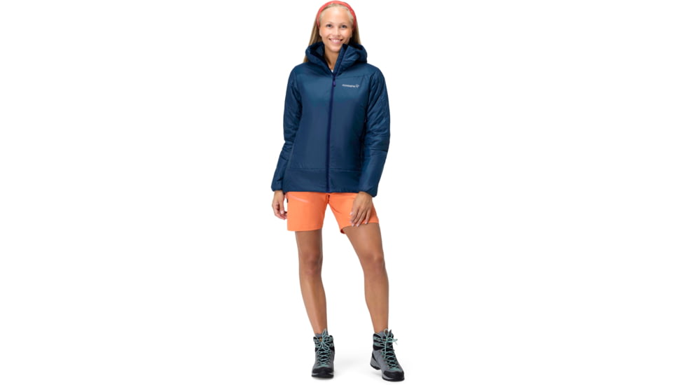 Norrona Falketind Thermo60 Hood - Womens, Indigo Night, Small, 1857-20-2295-S