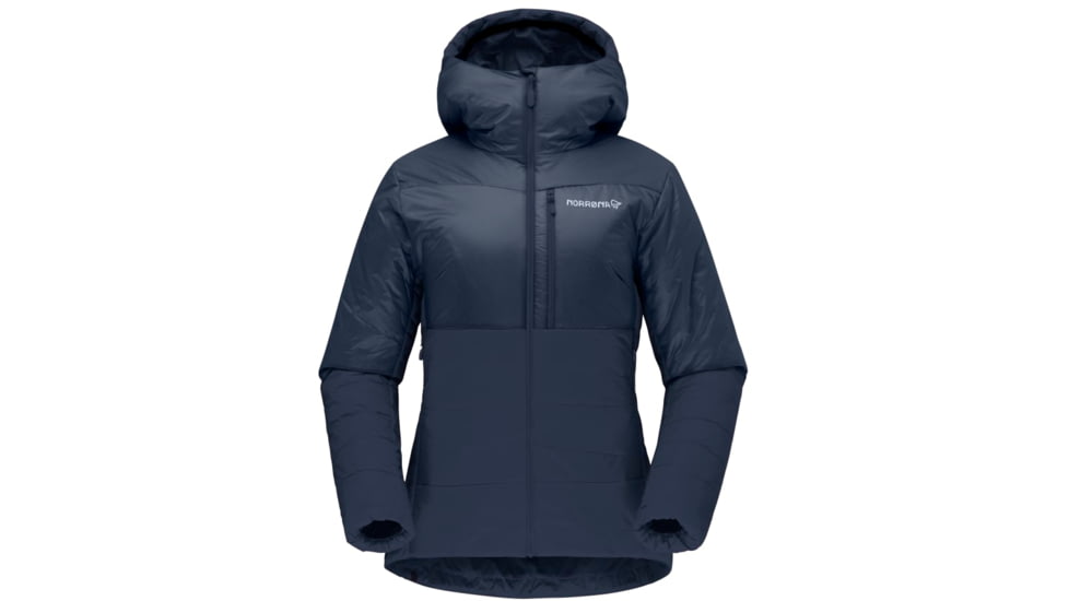 Norrona Falketind Thermo60 Hood - Womens, Indigo Night, Small, 7042698454492