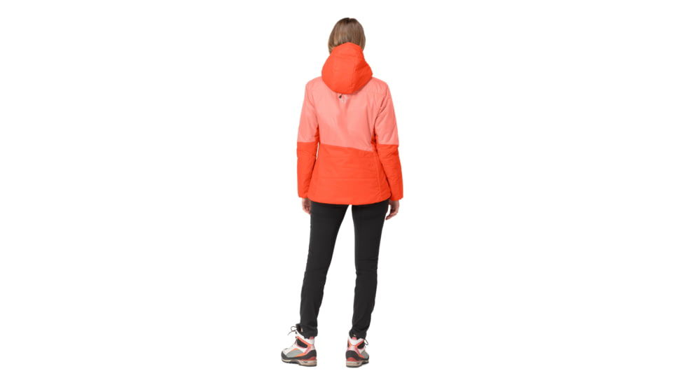 Norrona Falketind Thermo60 Hood - Womens, Orange Alert/Peach Amber, Large, 1857-22-5628-L
