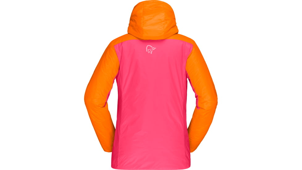 Norrona Falketind Thermo60 Hood - Womens, Orange Popsicle/Honeysuckle, Medium, 1857-20-5543-M