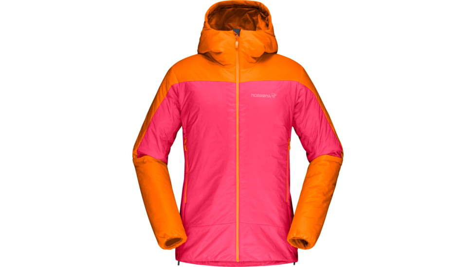 Norrona Falketind Thermo60 Hood - Womens, Orange Popsicle/Honeysuckle, Medium, 1857-20-5543-M