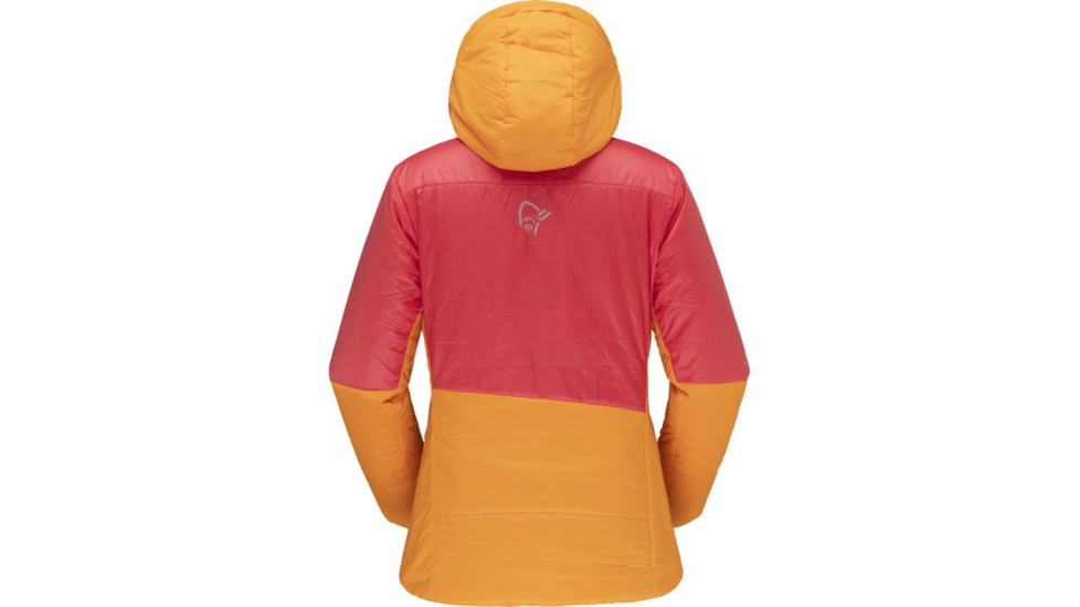 Norrona Falketind Thermo60 Hood - Womens, Orange Popsicle/Honeysuckle, Medium, 7042698454522