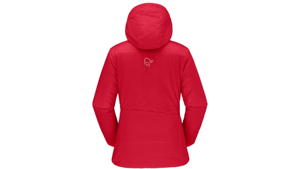Norrona Falketind Thermo60 Hood - Womens, True Red, Large, 7042698463586