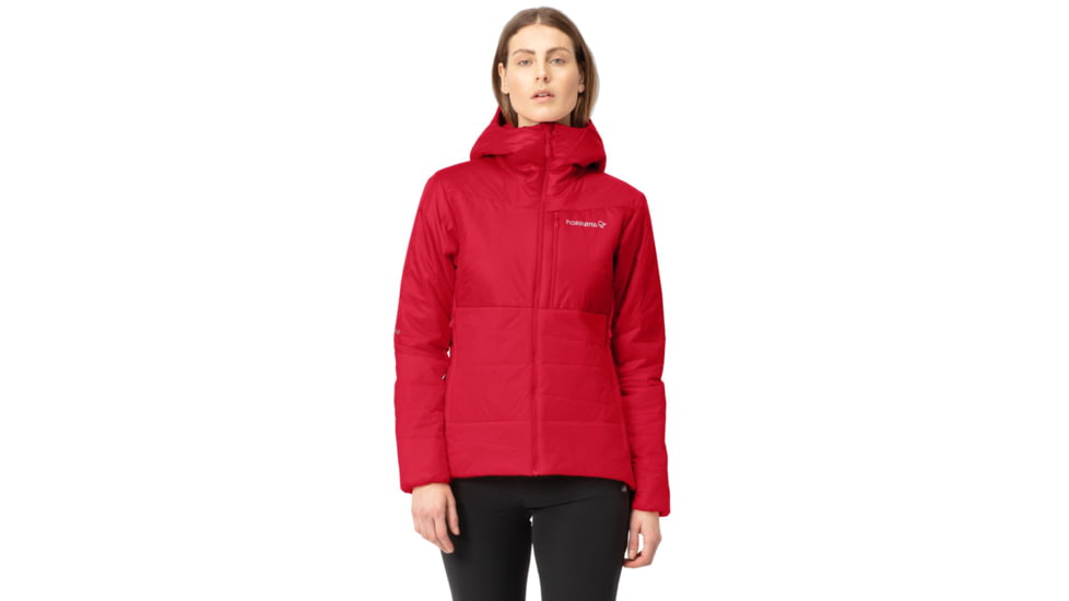 Norrona Falketind Thermo Hooded Jacket - Women's, True Red, Large, 1857-22 1105 L