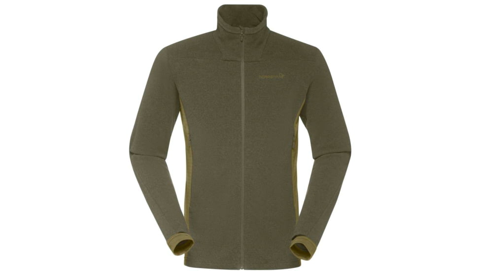 Norrona Falketind Warm Jacket - Mens, Olive Night/Olive Drab, Small, 1802-17 3304 S