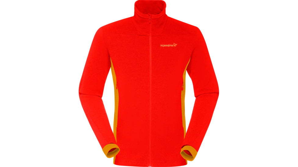 Norrona Falketind Warm1 Jacket - Mens, Arednalin/Orange Popsicle, Small, 1802-17-5639-S