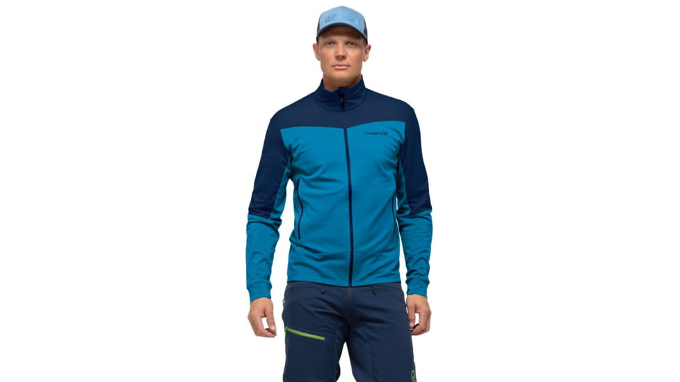 Norrona Falketind Warm1 Stretch Jacket - Mens, Hawaiian surf/Indigo Night, Medium, 7042698462350