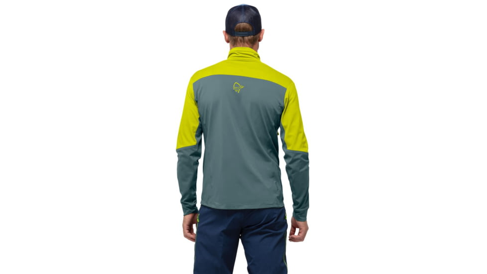 Norrona Falketind Warm1 Stretch Jacket - Mens, Sulphur Spring/North Atlantic, Small, 7042698462329