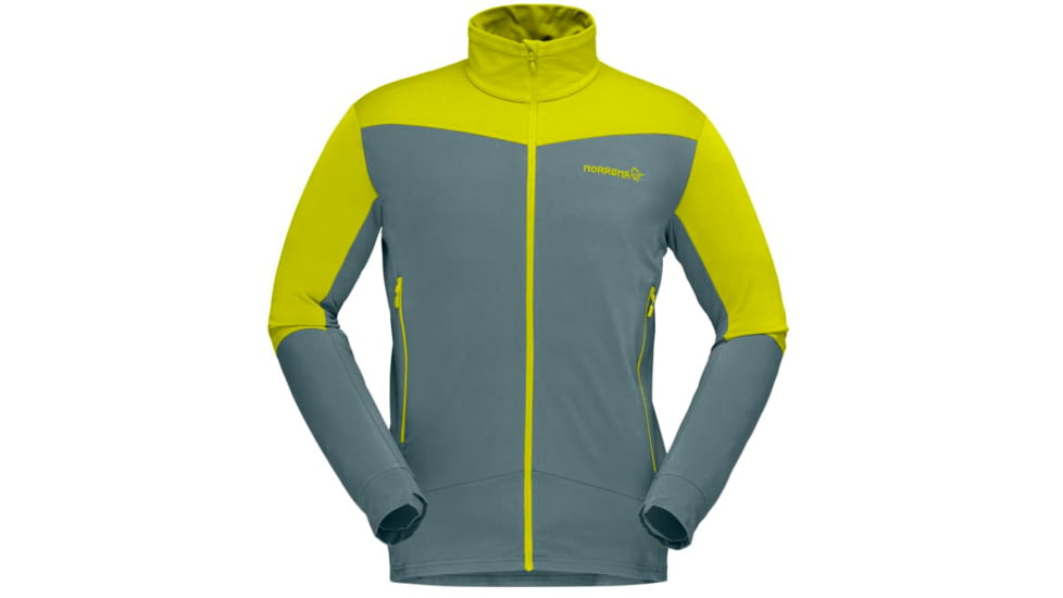 Norrona Falketind Warm1 Stretch Jacket - Mens, Sulphur Spring/North Atlantic, Small, 7042698462329