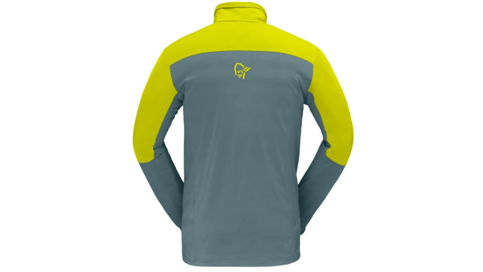 Norrona Falketind Warm1 Stretch Jacket - Mens, Sulphur Spring/North Atlantic, Small, 7042698462329