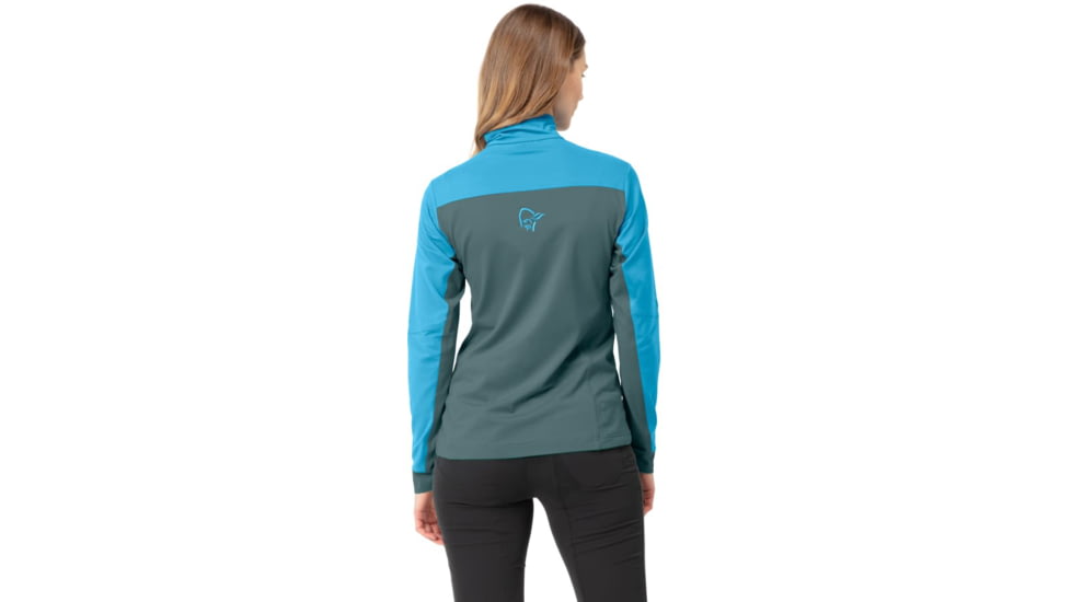Norrona Falketind Warm1 Stretch Jacket - Womens, Aquarius, Large, 7042698462381
