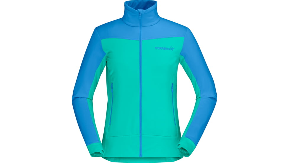 Norrona Falketind Warm1 Stretch Jacket - Womens, Arcadia/Campanula, Medium, 1851-20-1173-M