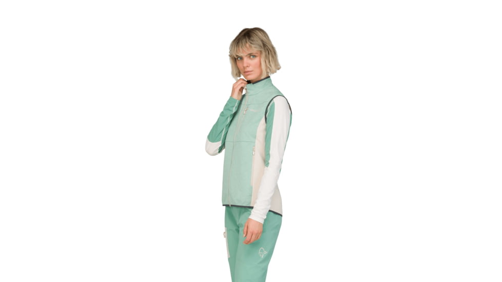 Norrona Falketind Warm2 Octa Vest - Womens, Malachite Green, Large, 1890-25-3010-L