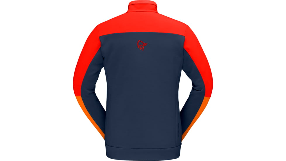 Norrona Falketind Warmwool2 Stretch Jacket - Mens, Arednalin/Orange Popsicle, Extra Large, 1821-20-5639-XL