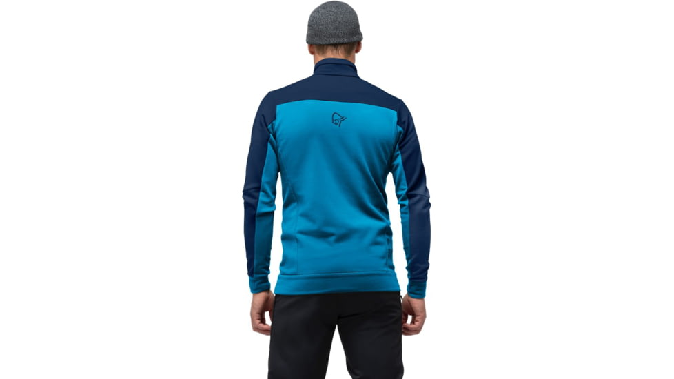 Norrona Falketind Warmwool2 Stretch Jacket - Mens, Hawaiian surf/Indigo Night, Small, 7042698457813