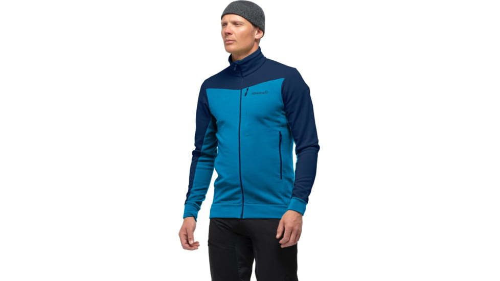 Norrona Falketind Warmwool2 Stretch Jacket - Mens, Hawaiian surf/Indigo Night, Small, 7042698457813