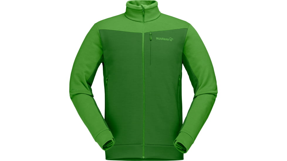 Norrona Falketind Warmwool2 Stretch Jacket - Mens, Treetop/Foliage, Extra Large, 1821-20-3902-XL