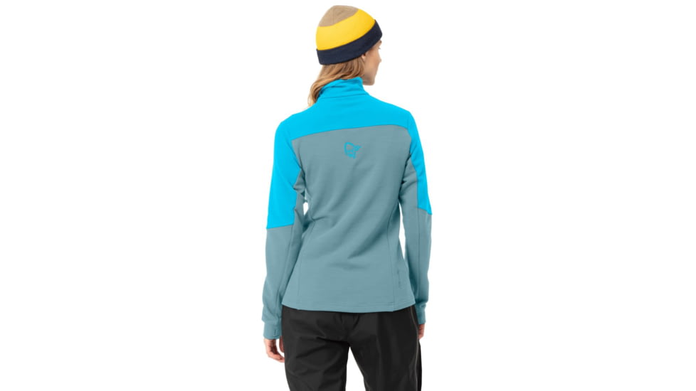 Norrona Falketind Warmwool2 Stretch Jacket - Womens, Aquarius/Tourmaline, Large, 7042698457844