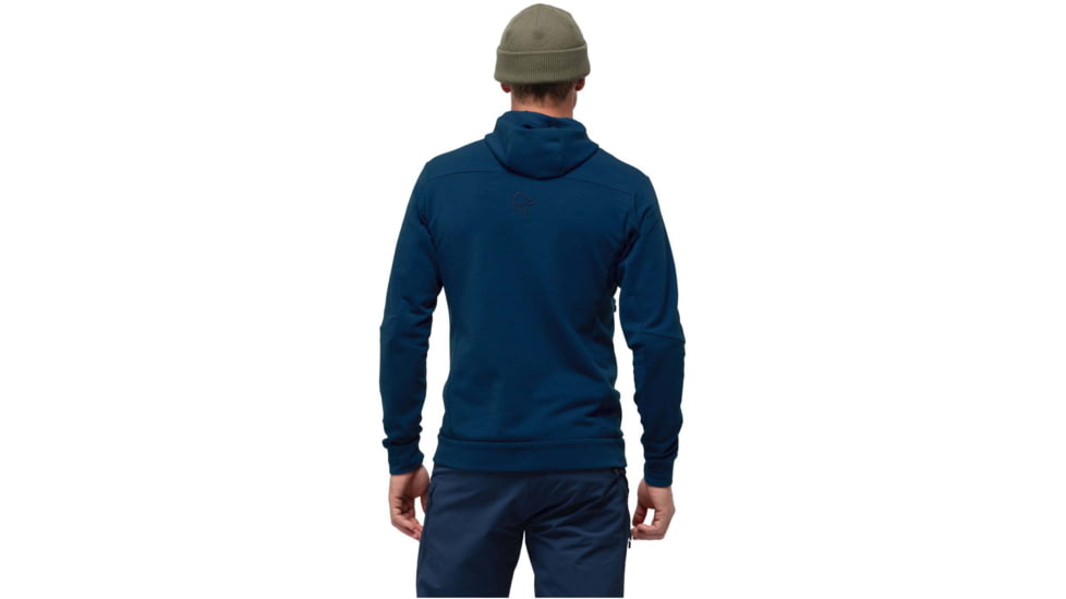 Norrona Falketind Warmwool2 Stretch Zip Hood - Mens, Indigo Night, Large, 1820-20-2295-L