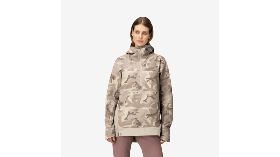 Norrona Femund Cotton Anorak - Womens, Beige Camo, Extra Small, 2634-24-4412-XS