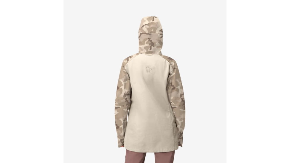 Norrona Femund Cotton Anorak - Womens, Beige Camo, Extra Small, 2634-24-4412-XS